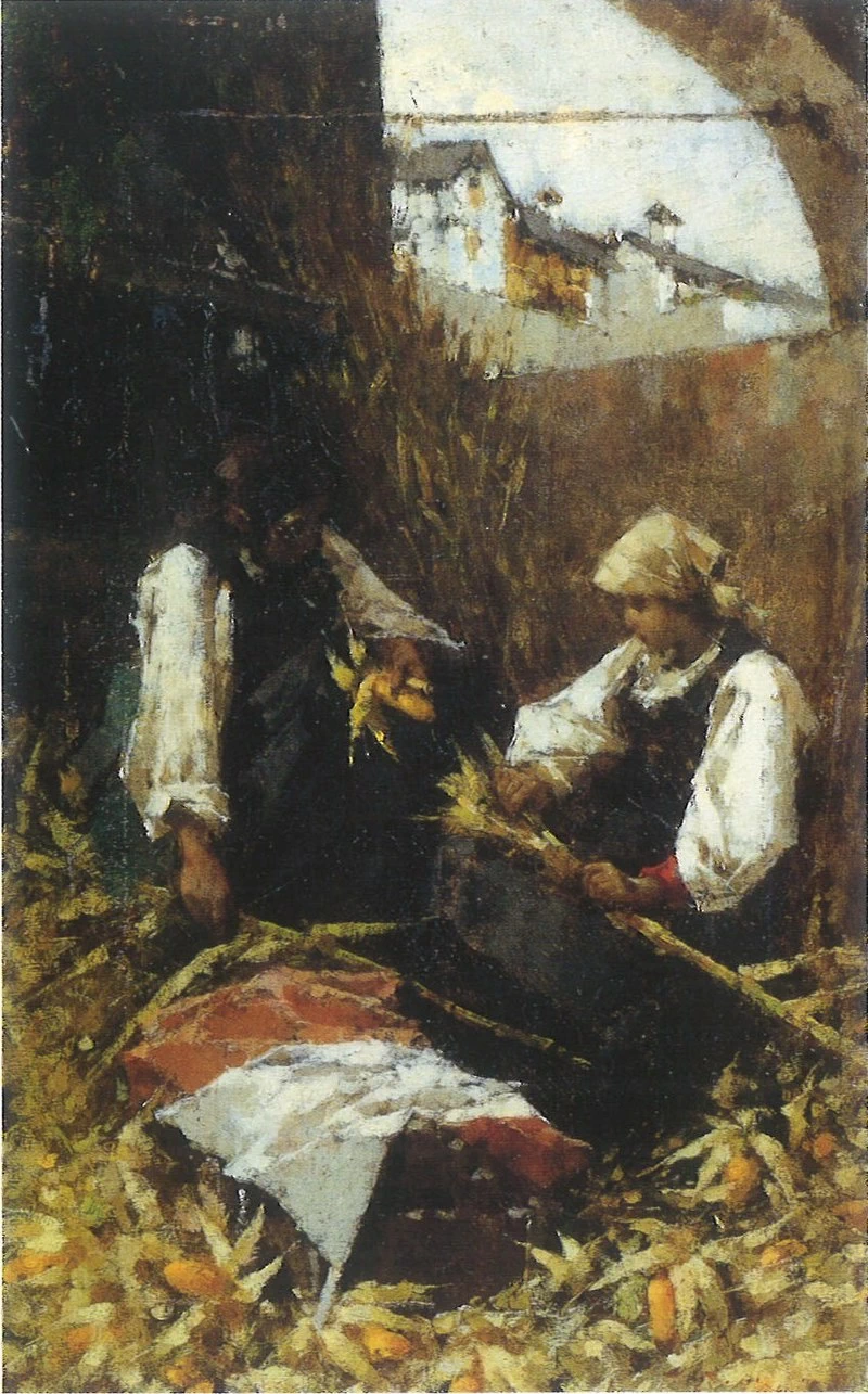  120-Francesco Filippini-Spannucchiatura del granoturco 
